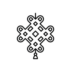 Knot vector icon