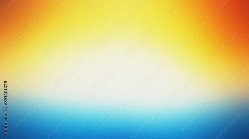 Poster abstract gradient background with warm yellow and cool blue tones for modern design and creative pro