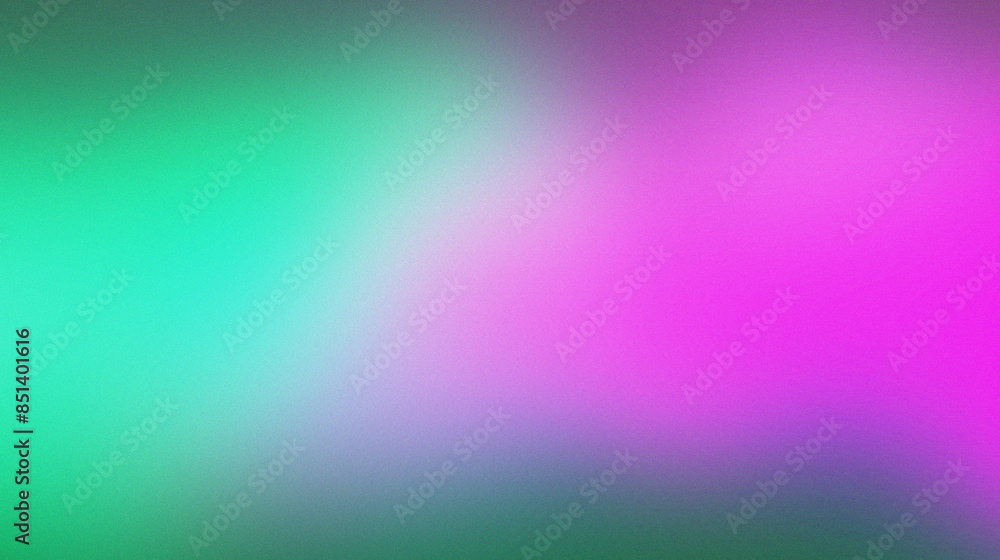 Poster abstract gradient background with vibrant green and pink colors for modern design projects, blurred 