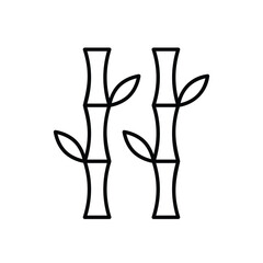 Bamboo vector icon