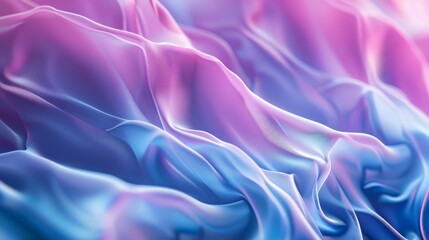 Obraz premium Dreamy abstract background blending pink, blue, and purple waves, providing a calming and modern visual perfect for creative projects