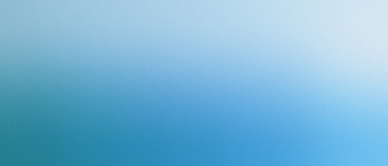 Obraz premium Abstract Gradient Background with Smooth Transition from Light Blue to Dark Blue, blurred noise and grainy texture