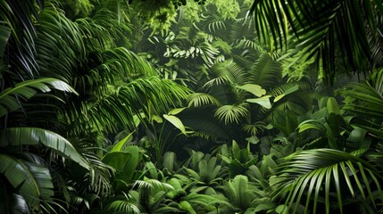 Tropical Rainforest Lush Greenery
