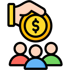 Crowdfunding Icon