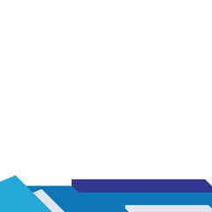 Obraz premium Geometric Footer