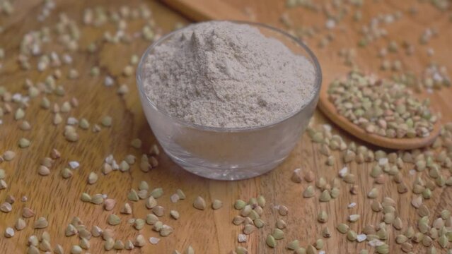 Buckwheat (Kuttu) with Buckwheat Flour