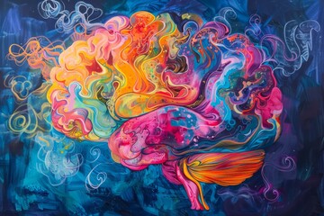 Bold and Eye-catching Artistic Paint Splatter Design. Creativity and inspiration concept