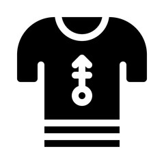 tshirt glyph icon
