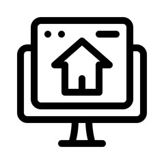 home page line icon
