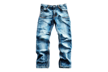 Jeans isolated on transparent background