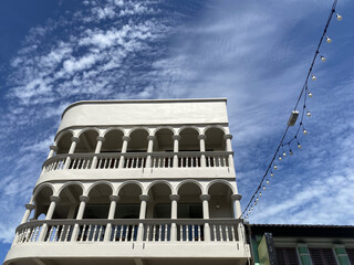 Obraz premium Phuket old town with Building Sino Portuguese