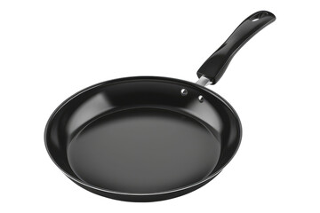 Kitchen frying pan isolated on transparent background