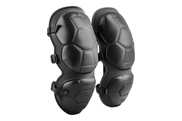 Knee pads isolated on transparent background