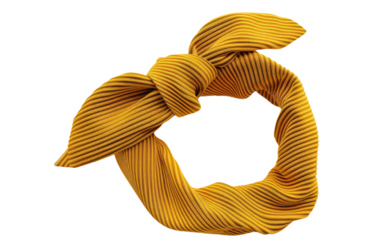 Knotted headband isolated on transparent background