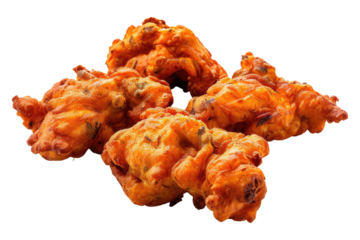 Pakora isolated on transparent background