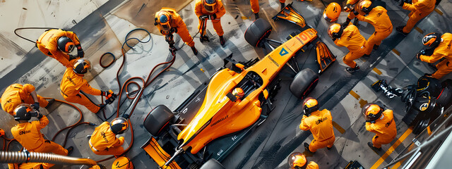 Formula 1 Pit Stop: Speed and Precision