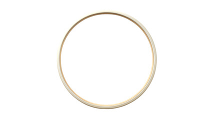 circle decorative frame isolated on white background