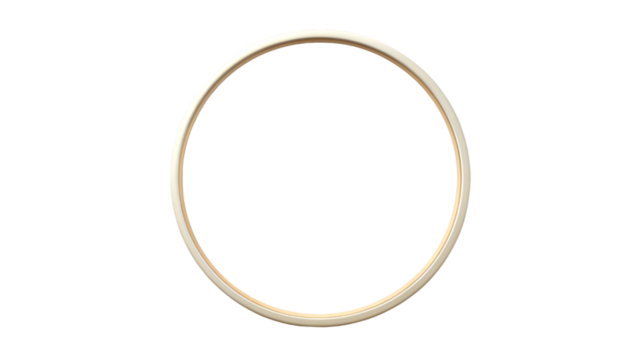 circle decorative frame isolated on white background
