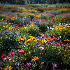Obraz premium Wildflowers beautiful picture for your projects.