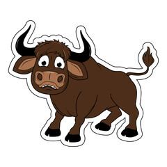 cutr cartoon bull