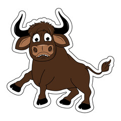 cutr cartoon bull