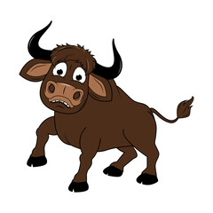 cutr cartoon bull
