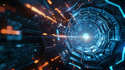 Fototapeta premium world futuristic hight tech corporate business technology background