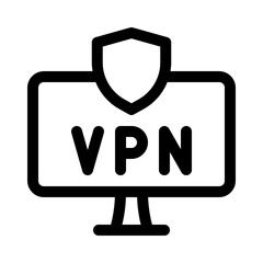 vpn line icon