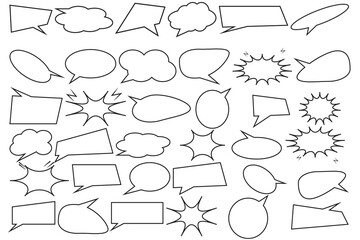 Obraz premium Speech bubble icon. Speech bubbles icon on a white and black background. Speech bubbles icon comment icon and chatting icon use for the web site design. vector illustration.