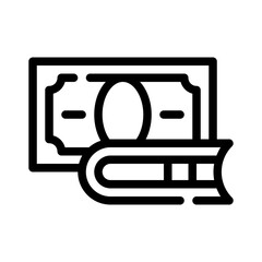 scholarship line icon