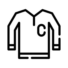 tshirt line icon