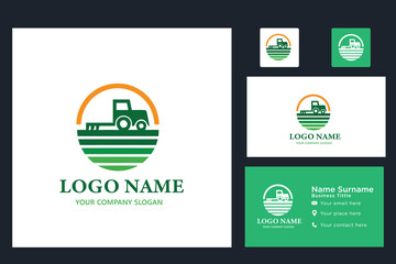 Gardening Landscape logo vector