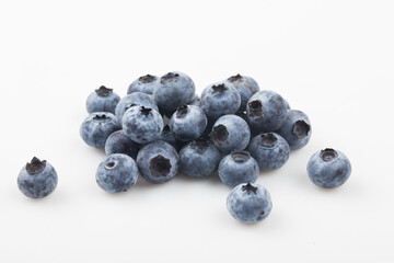  A shrub of the azalea family. The fruit is light blue or black in color and has white powder on the outside.
