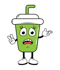 Drinking Cup Cartoon