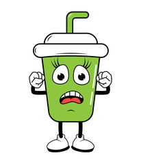 Drinking Cup Cartoon