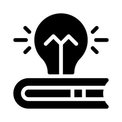 light bulb glyph icon
