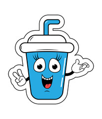 Drinking Cup Cartoon