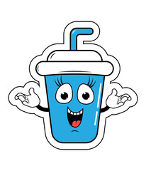 Drinking Cup Cartoon