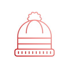 Beanie vector icon