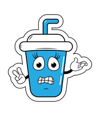 Drinking Cup Cartoon