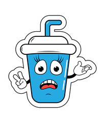 Drinking Cup Cartoon