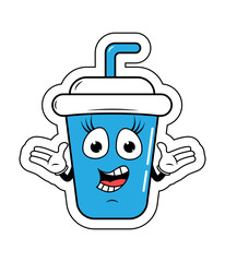 Drinking Cup Cartoon