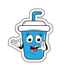 Drinking Cup Cartoon