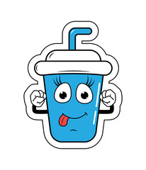 Drinking Cup Cartoon