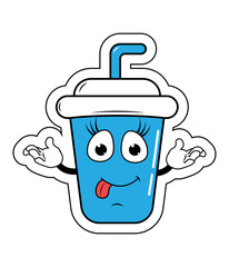 Drinking Cup Cartoon