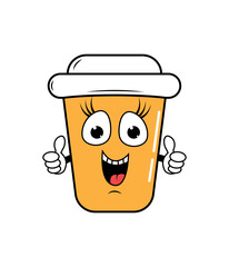 Drinking Cup Cartoon