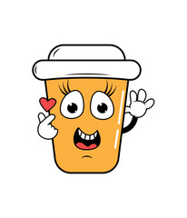 Drinking Cup Cartoon