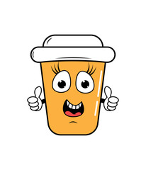 Drinking Cup Cartoon