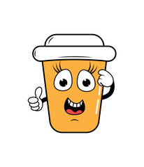 Drinking Cup Cartoon