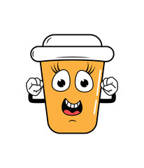 Drinking Cup Cartoon